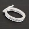 Ellie CZ Enhancer clasp shown on dark background