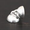 Melody Round Magnetic Clasp - shiny shown on dark background