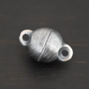 Sterling Silver Round Magnetic Clasp – Melody