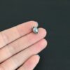 Melody Round Magnetic Clasp - oxidized shown in hand