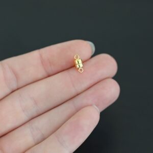 14k Gold Filled Round Disc Magnetic Clasp – Mae