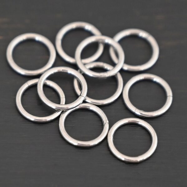 Hayes Stainless Steel Hinged Clasp shown on dark background
