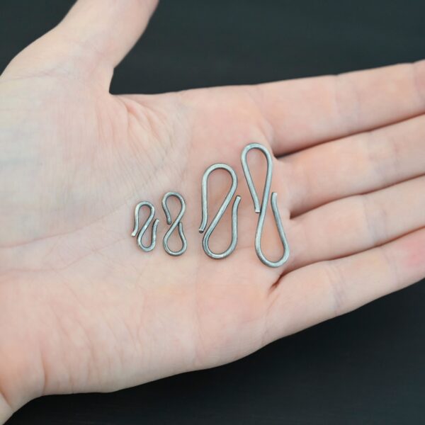 Simon S Clasp - oxidized shown in hand