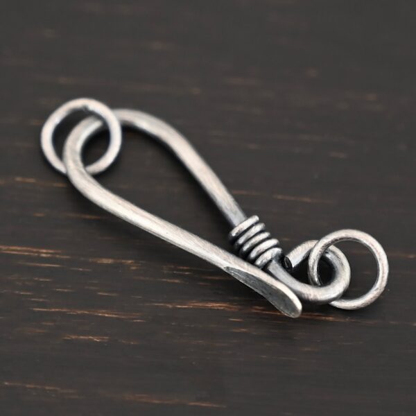 Hannah Clasp - oxidized shown on dark background