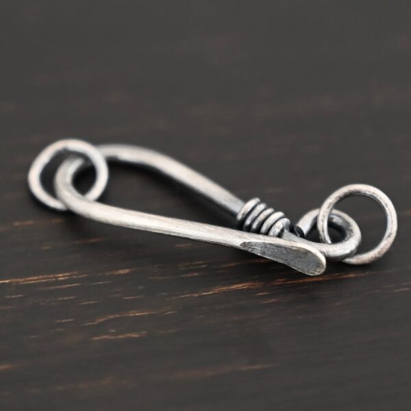 Hannah Clasp - oxidized shown on dark background