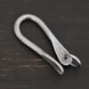 Harrison Hook Clasp - oxidized shown on dark background