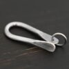Harrison Hook Clasp - oxidized shown on dark background