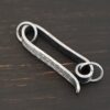 Hudson Hook Clasp - oxidized shown on dark background
