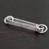 Hudson Hook Clasp - shiny shown on dark background