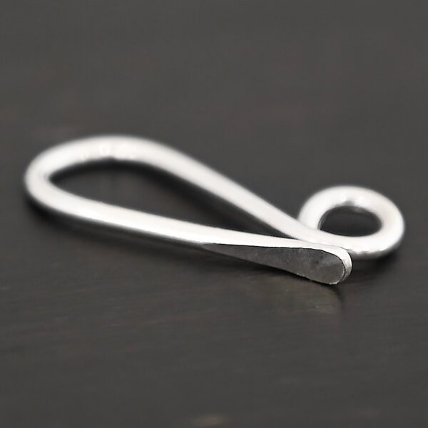 Hattie Hook Clasp - shiny shown on dark background