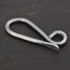 Hattie Hook Clasp - oxidized shown on dark background