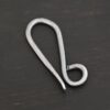 Hattie Hook Clasp - oxidized shown on dark background