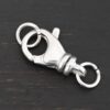 Sammy Swivel Lobster Claw - shiny open JR shown on dark background
