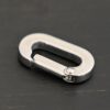 Perry Stainless Oval Clasp shown on dark background
