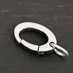 Stainless Steel Oval Push Clasp – Paul