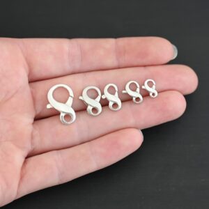 Sterling Silver Figure Eight Lobster Claw Clasp – Faith