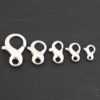 Faith Figure Eight Clasp - shiny shown on dark background