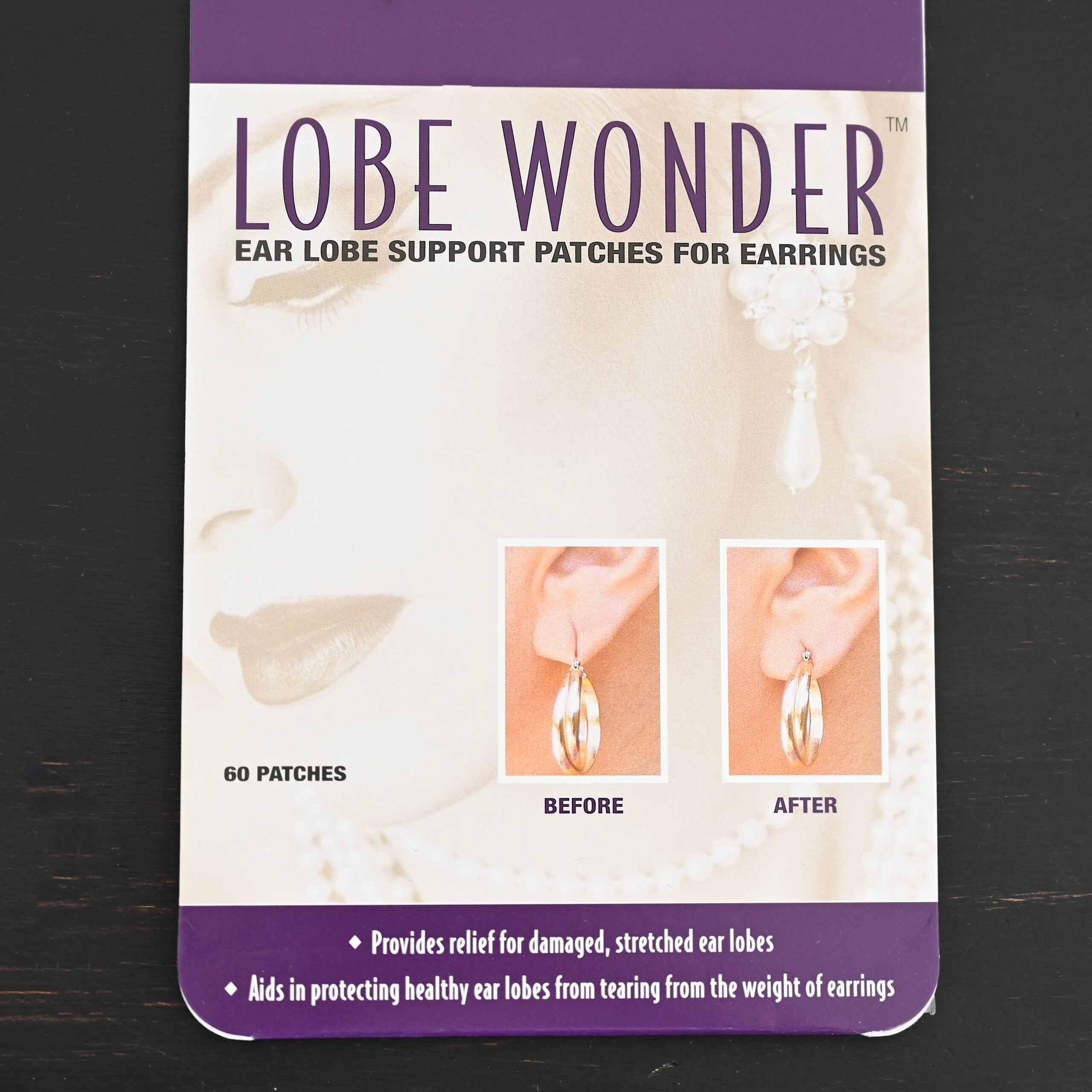 Lobe Wonders box shown on dark background