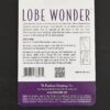 Lobe Wonders box shown on dark background