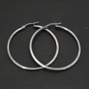 Sterling Silver Hoop Earring – Francesca