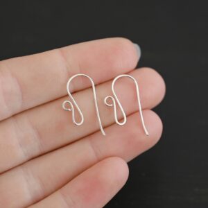 Sterling Silver Ear Wires – Woodlyn