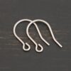 Wednesday Titanium Ear Wire - 16mm shown on dark background