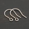 Wednesday Titanium Ear Wire - 16mm shown on dark background