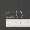 Wednesday Titanium Ear Wire - 16mm shown by ruler