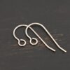 Wednesday Titanium Ear Wire - 23mm shown on dark background