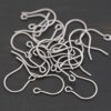 Wednesday Titanium Ear Wire - 16mm shown on dark background
