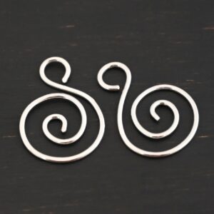 Sterling Silver S Shaped Earring Finding – Teagan