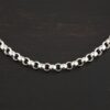 Roxy Rolo Chain shiny shown on dark background
