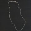Sterling Silver Cassie Chain - shiny shown on dark background