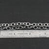 Jay Chain oxidized & shiny shown by ruler