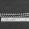 Joan Chain shiny & oxidized shown by ruler