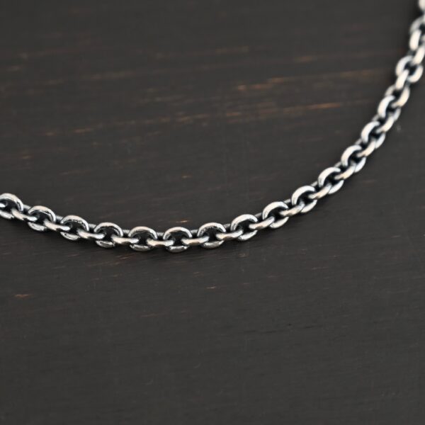 Lauren Chain oxidized shown on dark background