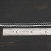 Maria Chain oxidized & shiny shown by ruler