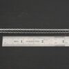 Savannah Chain oxidized & shiny shown by ruler