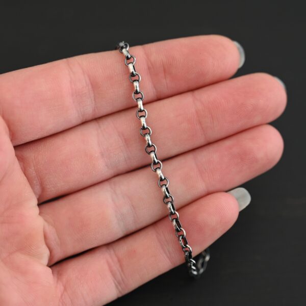 Olivia Chain oxidized shown in hand