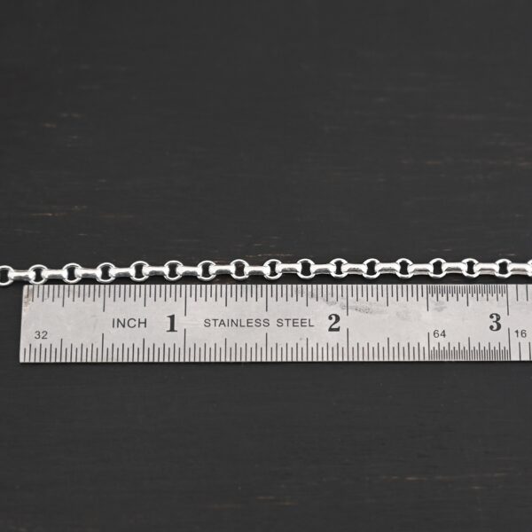 Olivia Chain shiny shown by ruler