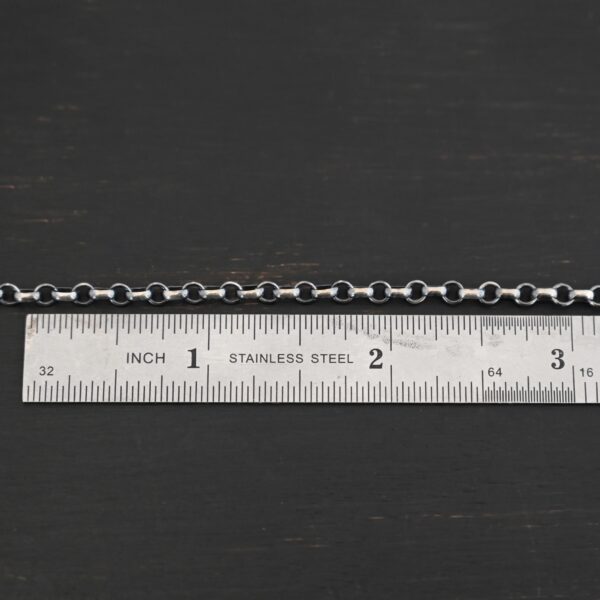 Olivia Chain oxidized shown by ruler