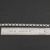 Roxy Rolo Chain shiny shown by ruler
