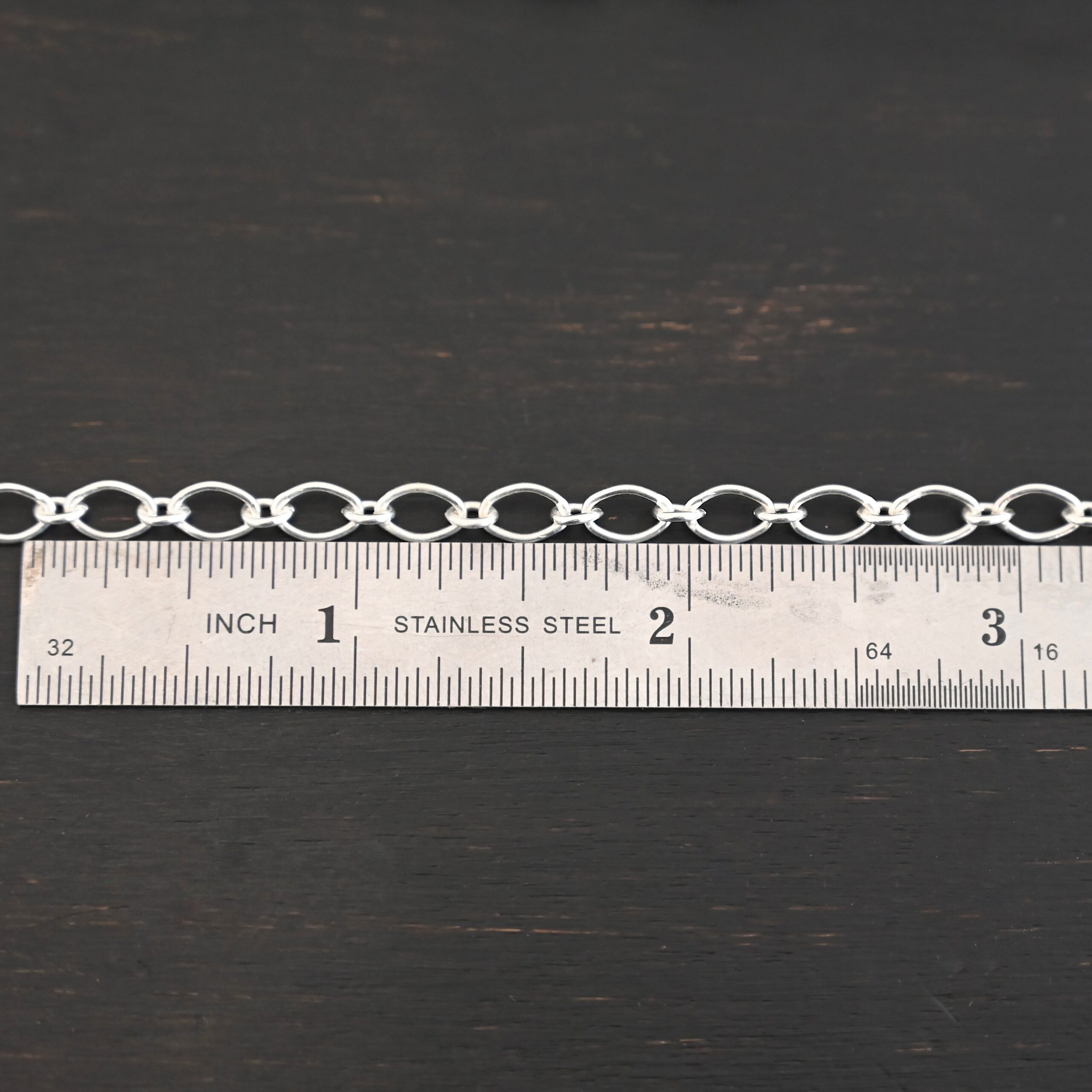 Allie Chain shiny shown by ruler