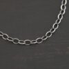 Willow Chain oxidized shown on dark background