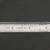 Stainless Steel Simon Chain - shown by ruler