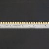 14k gold filled Gypsy Coin Chain - shown by ruler