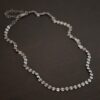 Gypsy Coin Chain - Oxidized Sterling silver shown on dark background