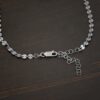 Gypsy Coin Chain - Oxidized Sterling silver shown on dark background