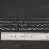 Oval Extension - oxidized all four sizes shown by ruler
