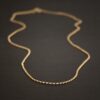 14k Gold Filled Jessica Rolo Chain shown on dark background